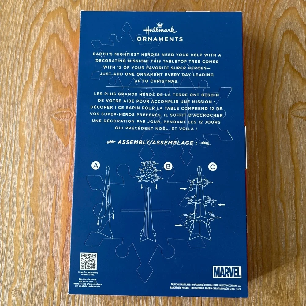 Hallmark Marvel NIB Ornament Countdown Calendar Tree Set - Picture 4 of 5